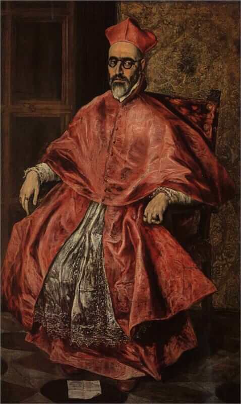 Portrait of Cardinal Nino de Guevara - by El Greco