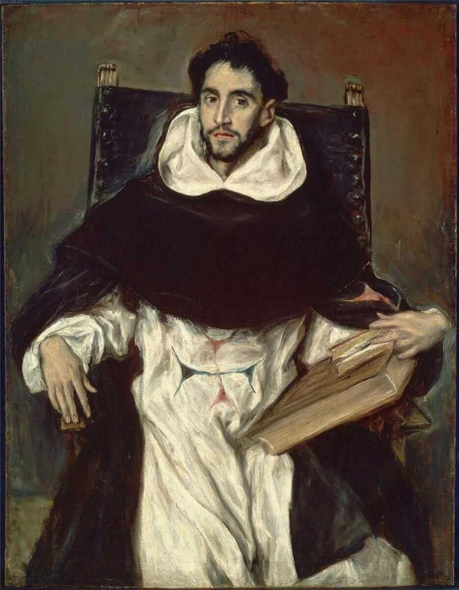Portrait of Fray Hortensio Felix Paravicino - by El Greco