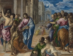 Christ Healing the Blind by El Greco
