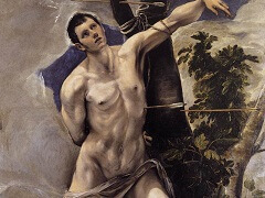 Saint Sebastian by El Greco